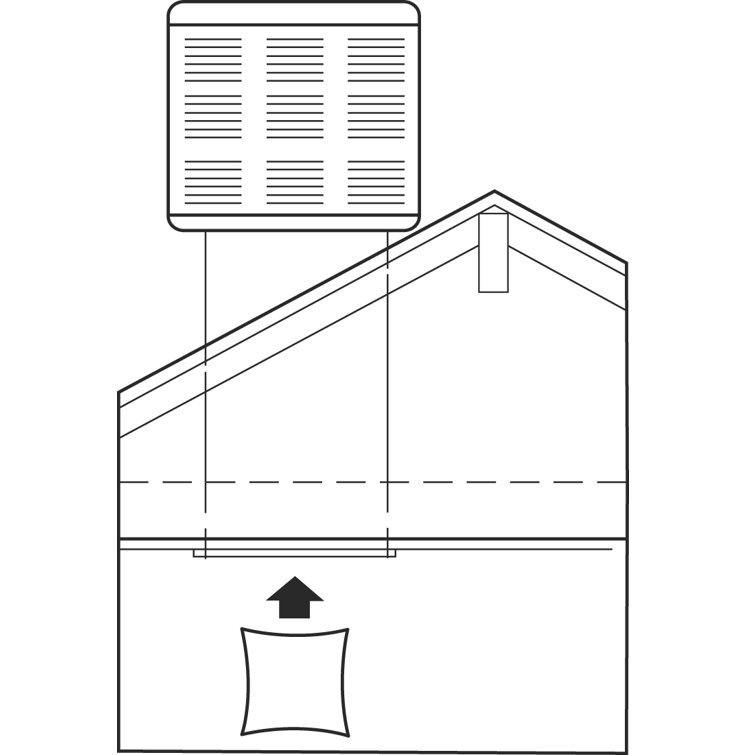 Latitude Run® Evaporation Cooler Duct Insulator Pillow Wayfair Canada